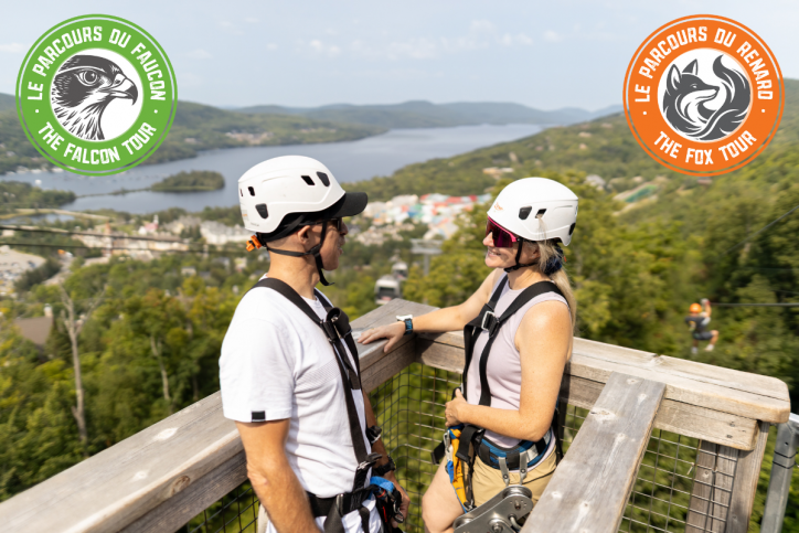 Présentation des nouveaux noms de tournée chez Ziptrek Tremblant!