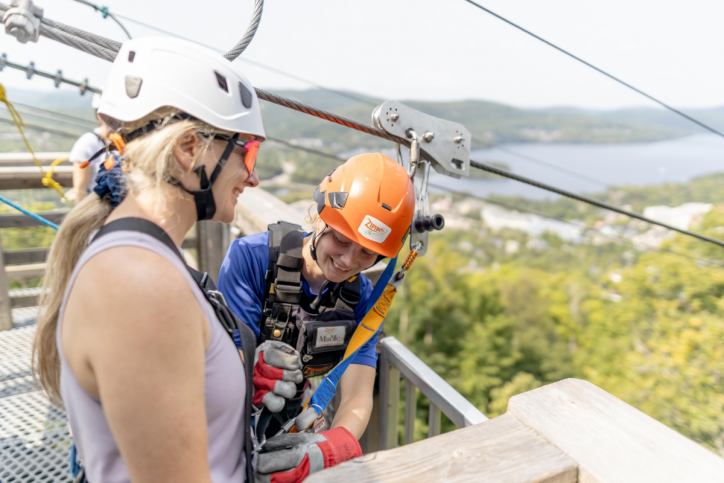 Une aventure familiale dans les arbres
