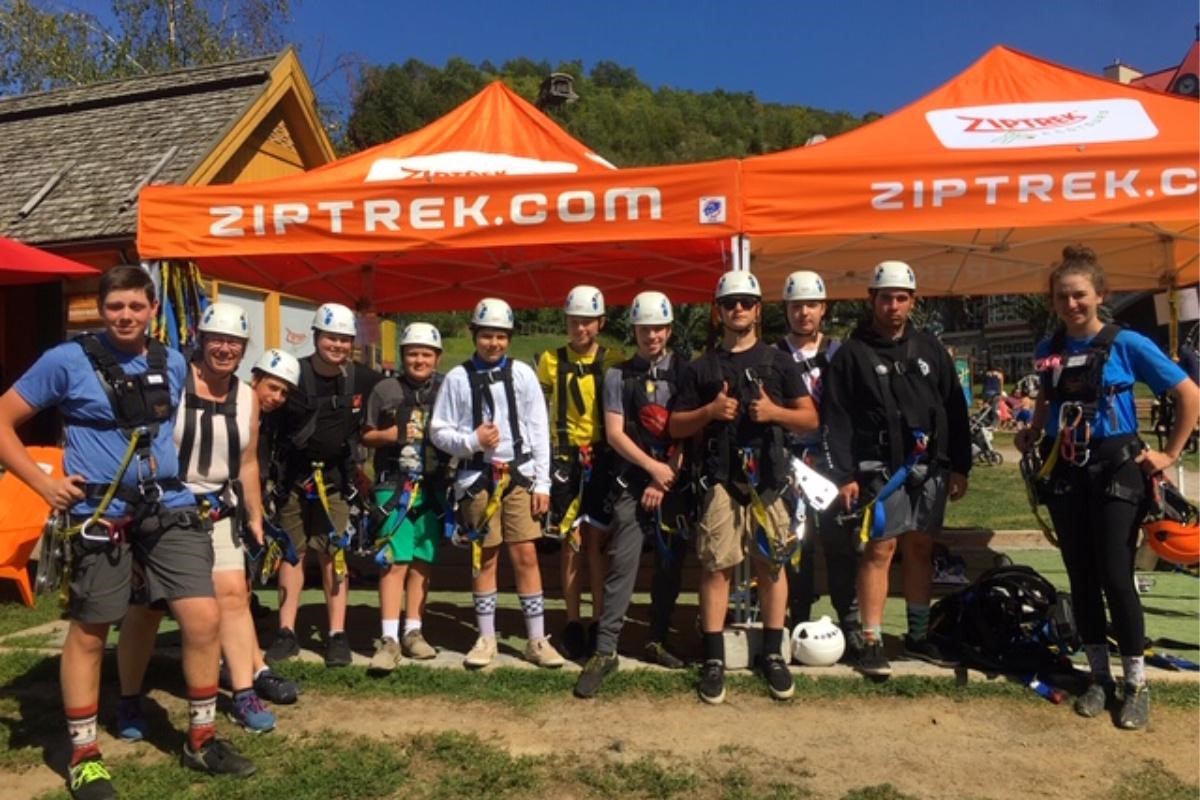 ZIPTREK WELCOMES MONT TREMBLANT AIR CADETS